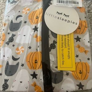 Little sleepies boo crew footie pajama.